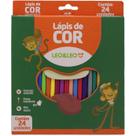 Lapis de cor redondo leo e leo 24 cores 4487 - leonora Lapis de cor redondo leo e leo 24 cores 4487 - leonora