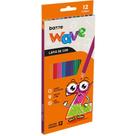 Lapis de COR Sextavado Bazze Wave 12 Cores PCT.C/12