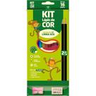 Lápis De Cor Sextavado Eco 12 Cores Com Kit Escolar Pacote Com 4 Lápis De Cor Sextavado Eco 12 Cores Com Kit Escolar Pacote Com 4