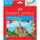 Lapis de cor sextavado faber-castell ecolapis - 48 cores