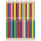 Lápis de Cor Sextavado Intensity Bicolor 18Lápis 36Cores Bic