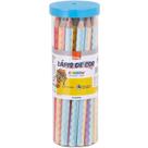 Lápis de COR Sextavado Jumbo Rainbow BIG Pastel e Neon Pote com 24 Unidades