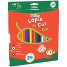 Lapis De Cor Sextavado Leo E Leo Eco 24 Cores