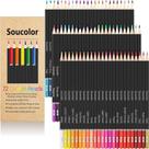 Lápis de cor Soucolor 72 cores para livros de colorir para adultos