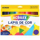 Lapis de Cor Super Mina 3mm c/ 36 Cores Acrilex Lapis de Cor Super Mina 3mm c/ 36 Cores Acrilex