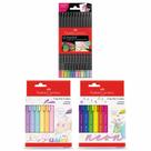 Lápis De Cor Super Soft E Fine Pen Faber Castell Neon Pastel