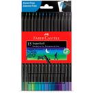 Lápis de cor SuperSoft 15 cores frias 120715SOFTCF Faber-Castell