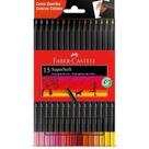Lápis De Cor Supersoft Com 15 Cores Quentes Faber-castell