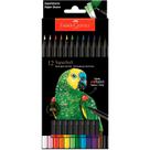 Lápis De Cor SuperSoft Faber Castell 12 Cores Profissional