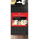 Lápis de Cor Supersoft Faber-Castell 12 Cores Tons de Pele Lápis de Cor Supersoft Faber-Castell 12 Cores Tons de Pele