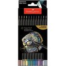 Lápis De Cor SuperSoft Faber Castell Tons Metálicos 12 Cores Lápis De Cor SuperSoft Faber Castell Tons Metálicos 12 Cores