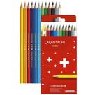 Lápis de Cor Swisscolor Caran D'Ache 12 Cores