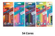 Lápis De Cor Tons De Pele Pastel Metálica Tropical 54 Cores Lápis De Cor Tons De Pele Pastel Metálica Tropical 54 Cores