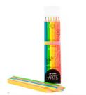 Lápis de Cor tons neon - 6 Cores Jandaia Lápis de Cor tons neon - 6 Cores Jandaia
