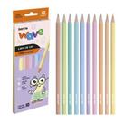Lápis de Cor Tons Pastel WAVE com 10 Cores - Summit