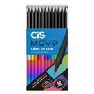 Lapis de Cor Triangular Cis Move com 12 Cores