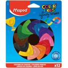 Lapis De Cor Triangular Color Peps Infinity Stone 12Co Lapis De Cor Triangular Color Peps Infinity Stone 12Co