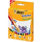 Lápis de Cor Triangular Gigante 12 Cores Evolution Bic Lápis de Cor Triangular Gigante 12 Cores Evolution Bic