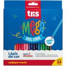 Lapis de COR Triangular Mega SOFT Color 24 Cores PCT.C/06
