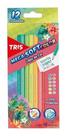 Lápis De Cor Tris Mega Soft 12 Cores Tropicais 607740 (novo)