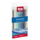 Lápis de cor Vibes Ocean - 12 cores + 1 lápis 6B - Tris