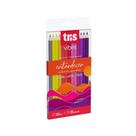 Lápis De Cor Vibes-Tons Entardecer-12 Cores+1 Lápis 6B-Tris