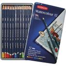 Lápis de Cor Watercolour 12 Cores Estojo Lata