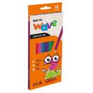 Lápis de Cor Wave - 12 cores - Bazze