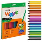 Lápis De Cor Wave Reciclado Bazze 24 Cores