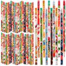 Lápis de Natal Kolewo4ever 200 peças com tampas de borracha x12