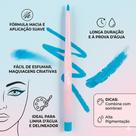 Lapis de olhos e delineador azul melu rubyrose