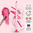 Lapis de olhos e delineador rosa melu rubyrose