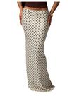 Lápis de rabo de peixe Maxi Skirt MakeMechic Polka Dots preto/branco Lápis de rabo de peixe Maxi Skirt MakeMechic Polka Dots preto/branco