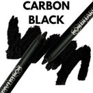 Lapis Delineador de olhos carbon black que permite esfumar, alta pigmentacao, apontavel, resistente a agua, macio e cremoso