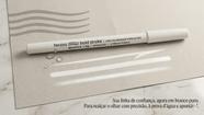 Lapis e delineador para olhos branco apontavel a prova dagua alta fixação