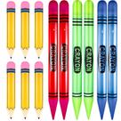 Lápis e lápis infláveis Denylo pro Back to School x12