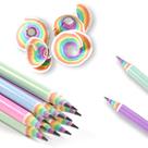 Lápis ECOTREE, papel reciclado ecológico Rainbow 2 HB, pacote com 12