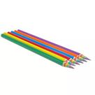 Lápis Escolar 6 Unidades School Basics Colorido com Borracha Multicolorida Lápis Escolar 6 Unidades School Basics Colorido com Borracha Multicolorida