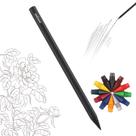 Lápis everpen Forever em liga metálica com 12 refis coloridos
