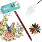 Lápis Forever Metal Alloy everpen com 12 refis coloridos Lápis Forever Metal Alloy everpen com 12 refis coloridos