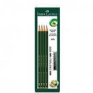 Lapis Grafite Castell Hb/2b/4b/6b 4un Sm/C9000mix Faber Blister - 1