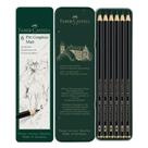 Lápis Grafite Faber Castell Pitt Matt Graduado 6 Unidades