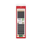 Lápis grafite HB Faber Castell com 6 unidades mais apontador Lápis grafite HB Faber Castell com 6 unidades mais apontador