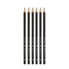 Lápis grafite N 2 sextavado Ecolápis Faber Castell, mais macio, fácil de apagar, ponta resistente
