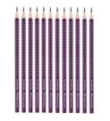 Lápis Grafite Preto Faber-Castell Grip 2001 Nº2B 12 Unidades