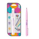Lapis grafite revolution retratil metallic rose hb newpen