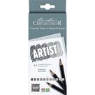 Lápis Graphite Graduado Artist Studio Cretacolor 12 Cores