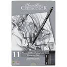 Lápis Graphite Monolith Box Drawing Set Cretacolor 11 Peças