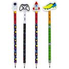 Lápis HB Adventure com Estampas Divertidas - BRW