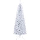 Lápis HOMCOM para árvore de Natal de 7 pés Ulit Slim Douglas Fir